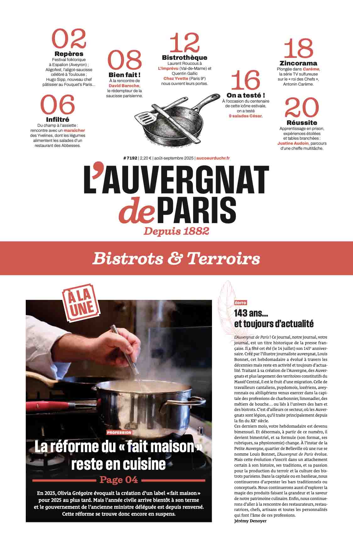 couverture revue du même univers